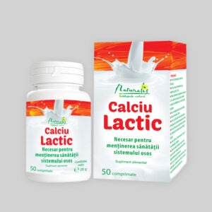 Naturalis Calciu lactic 50 comprimate