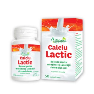 Naturalis Calciu lactic 50 comprimate