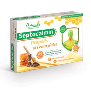 Naturalis Septocalmin propolis si lemn dulce  x 24 draj. de supt Naturalis Septocalmin propolis si lemn dulce  x 24 draj. de supt