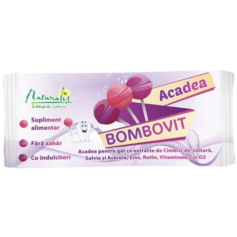Naturalis Acadea Bombovit impotriva durerilor in gat, 6 g x 1 acadea 3748c-bombovit-pentru-gat-157