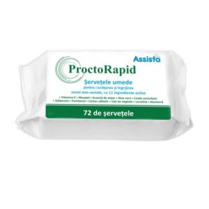 Assista ProctoRapid servetele umede pentru igiena ano-rectala x 72 bucati Assista ProctoRapid servetele umede pentru igiena ano-rectala x 72 bucati