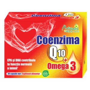 Naturalis Coenzima Q10 + Omega 3 x 30 capsule moi Naturalis Coenzima Q10 + Omega 3 x 30 capsule moi