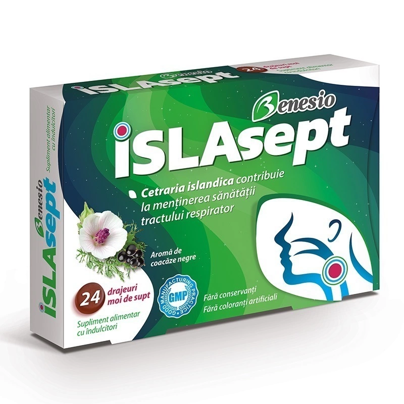 Benesio Islasept x 24 drajeuri moi