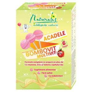 Naturalis Acadea Bombovit Multivit, 6g x 6 acadele Naturalis Acadea Bombovit Multivit, 6g x 6 acadele