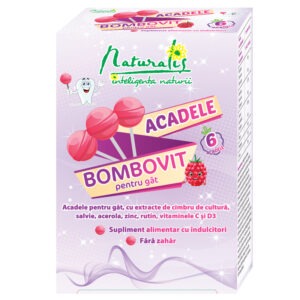 Naturalis Acadele Bombovit de gat, 6 g X 6 acadele Naturalis Acadele Bombovit de gat, 6 g X 6 acadele