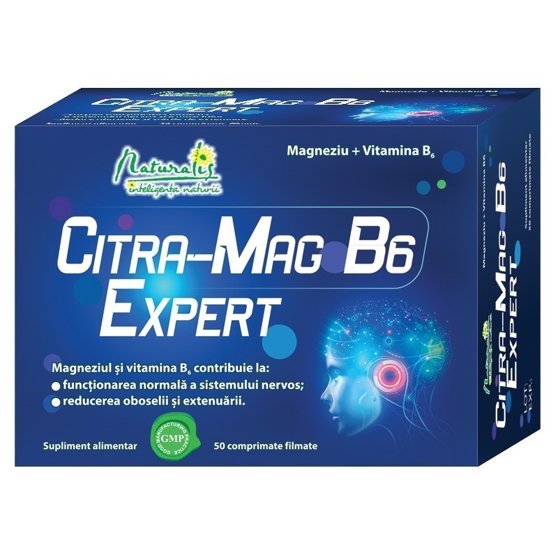 Naturalis Citra-Mag B6 Expert x 50 comprimate filmate ad045-simulare-3d-citramag-b6-expert-156
