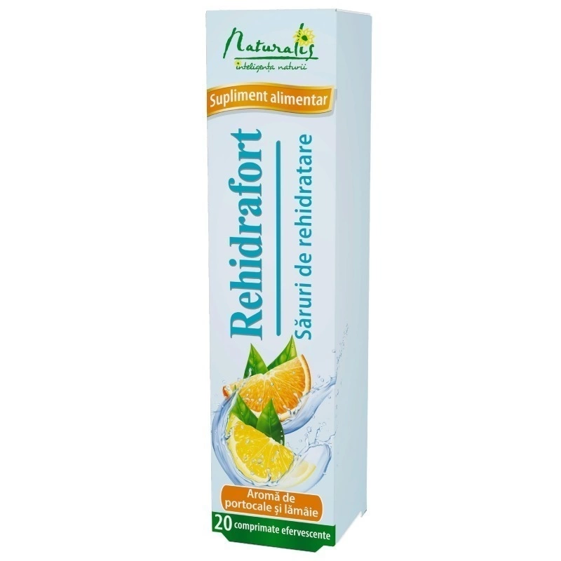 Naturalis Rehidrafort portocala-lamaie - 20 comprimate efervescente ecc2b-efervescente-rehidrafort-158
