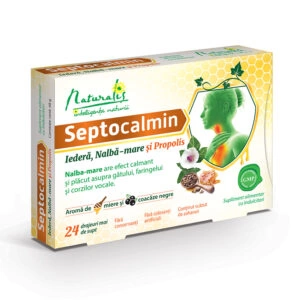 Naturalis Septocalmin iedera nalba mare propolis x 24 draj. de supt