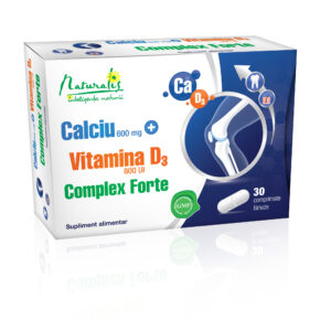 Naturalis Calciu cu Vitamina D3 Complex Forte x 30 comprimate