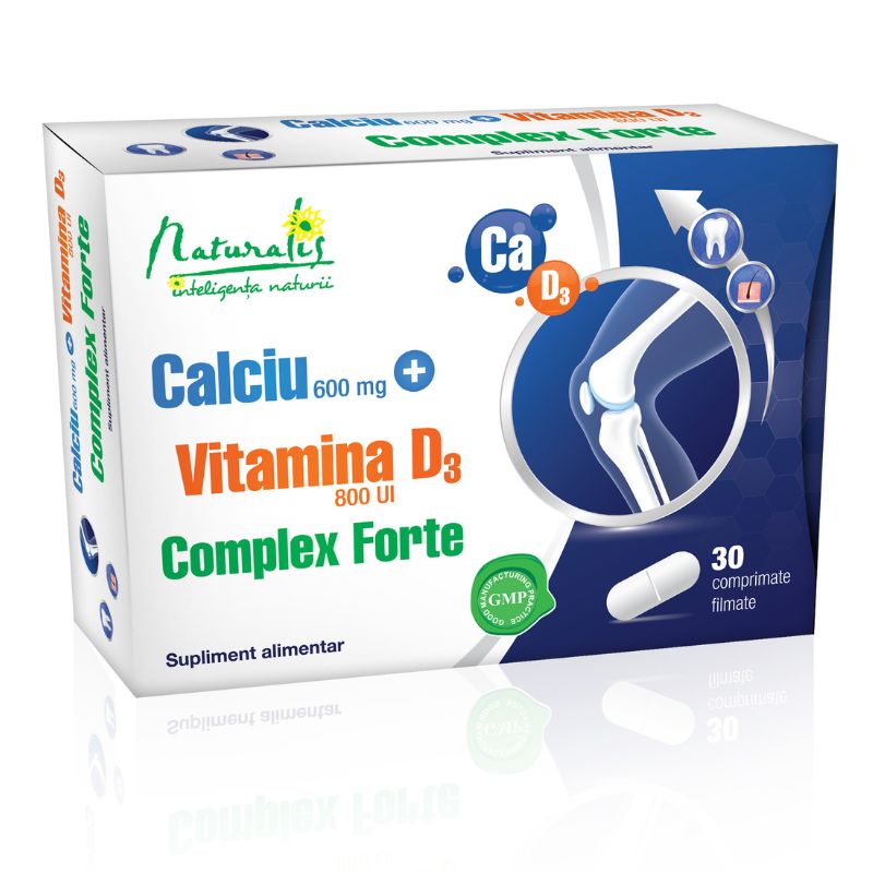 Naturalis Calciu cu Vitamina D3 Complex Forte x 30 comprimate e19f4-calciu-naturalis