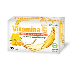 Vitamina E 400 U.I. cu ulei de luminita noptii Benesio x 30 capsule